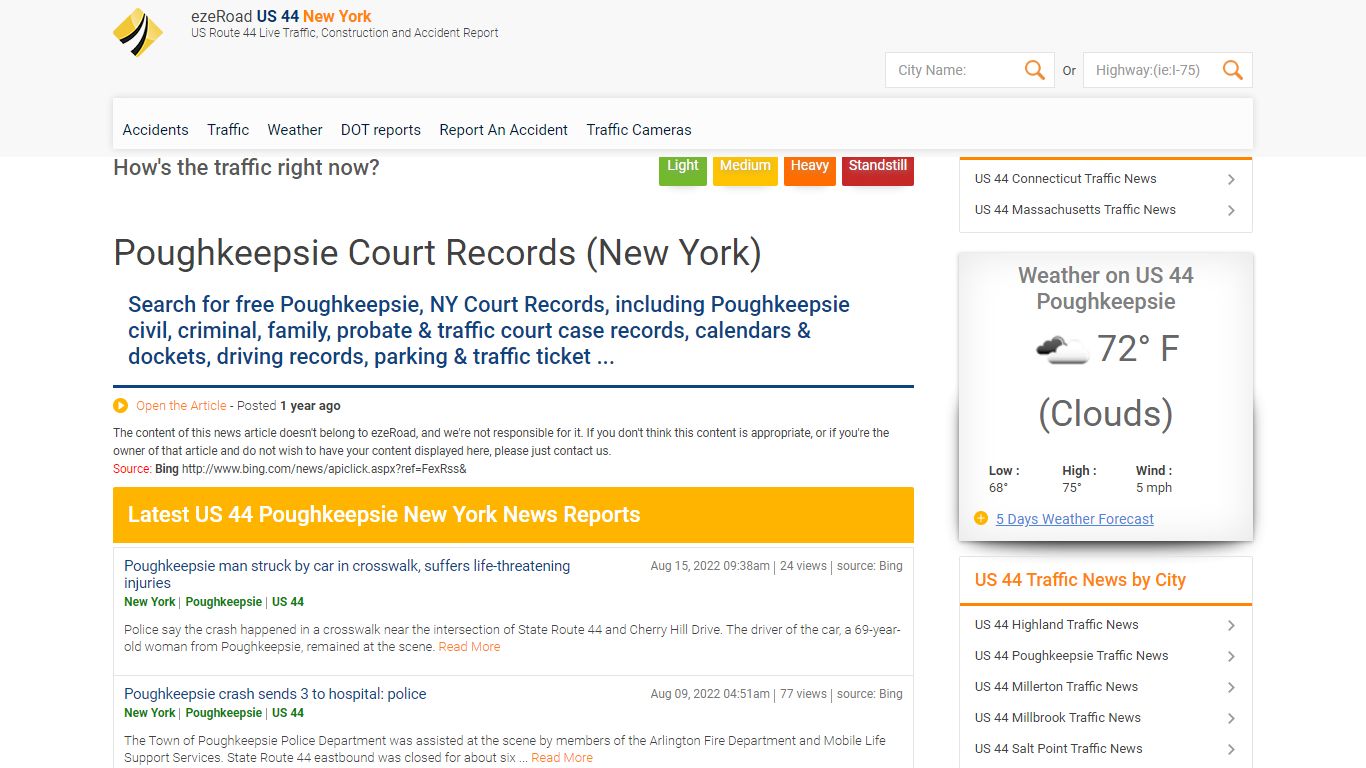 Poughkeepsie Court Records (New York) - US 44 Poughkeepsie, NY EzeRoad